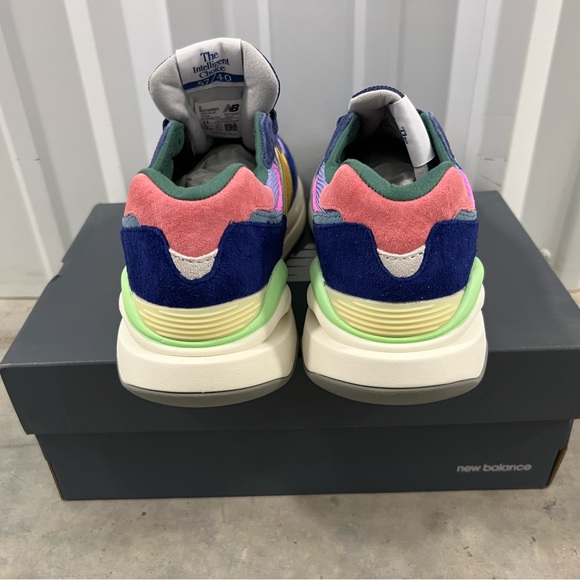 New Balance 5740 Blue Yellow Green White Sneakers M5740SSG Men’s multi size - Picture 4 of 5